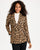 Sophisticated Leopard Print Blazer