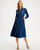 Denim Belted Midi Dress