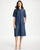 Embroidered Denim Midi Dress